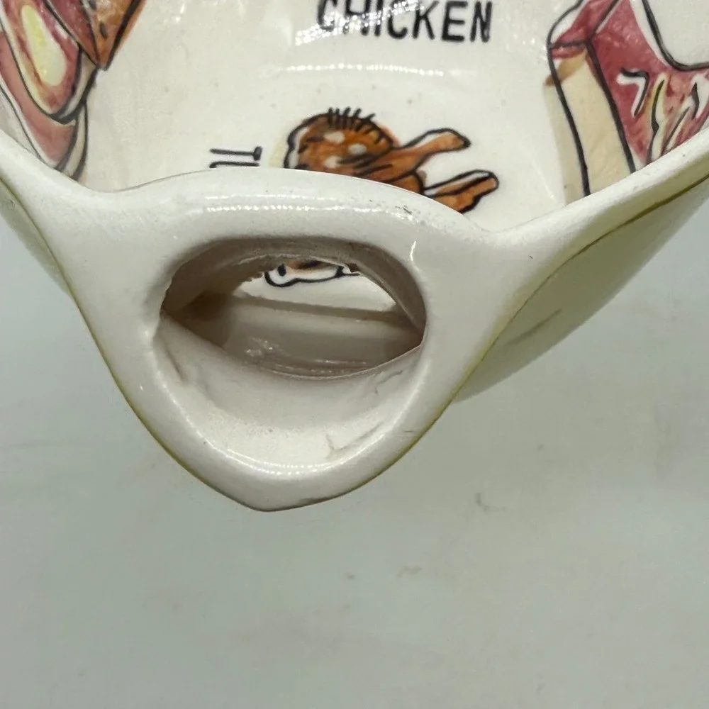 Vintage‎ Fat and Lean Gravy Separator Ceramic Made in Japan  Novelty yellow
